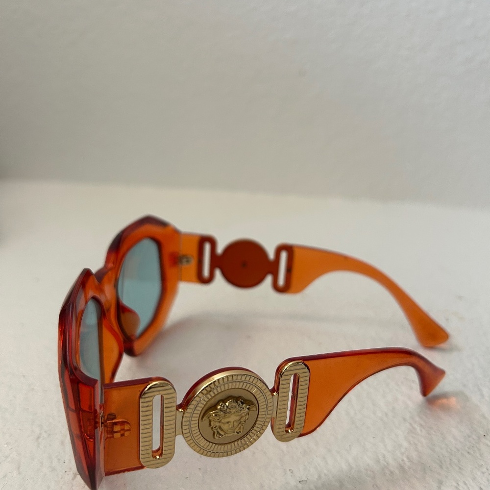 Versace orange sunglasses
